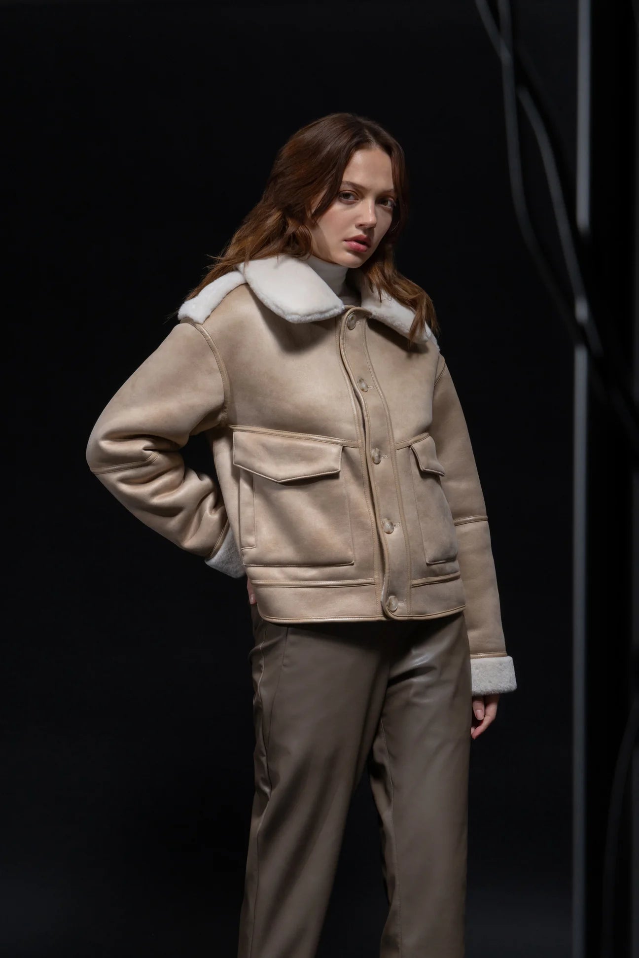 Reversible Jacket In Rice