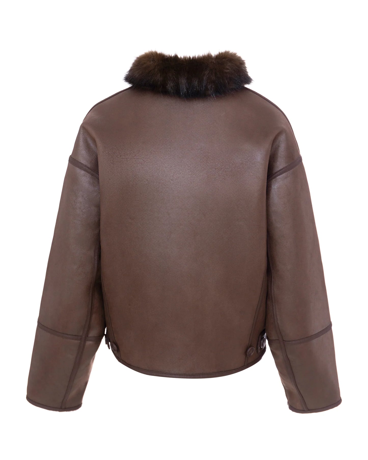 Short Faux Jacket - Truffle
