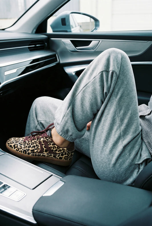 Trace 5003 Sneaker - Animal/Burgundy