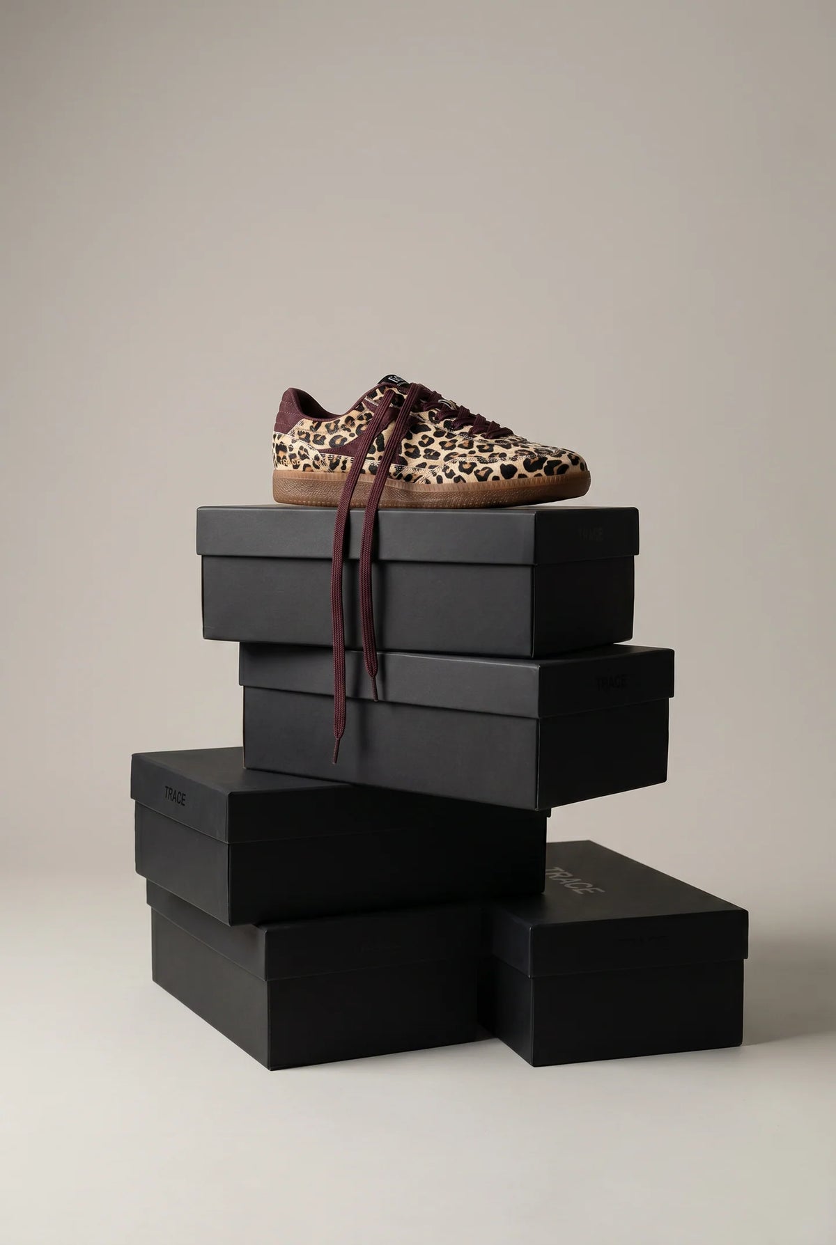 Trace 5003 Sneaker - Animal/Burgundy