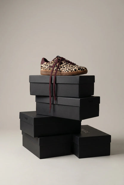 Trace 5003 Sneaker - Animal/Burgundy