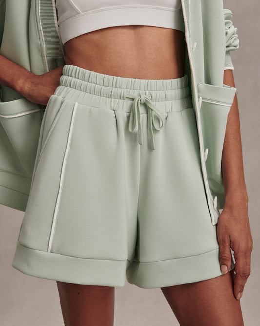Barnes High Rise Short 4.5 - Aqua Foam