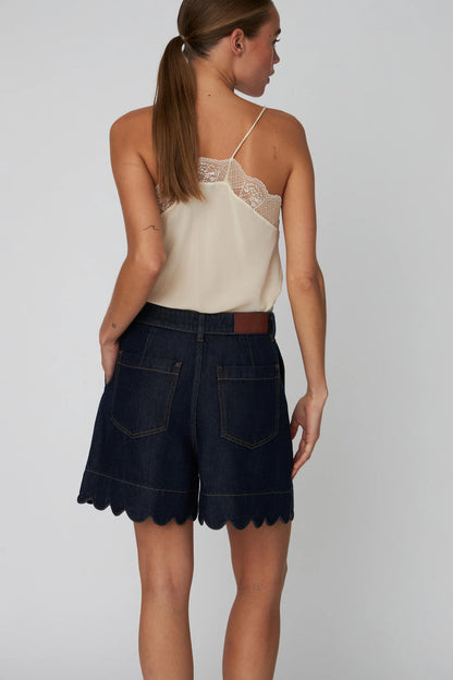 Blue Denim Shorts