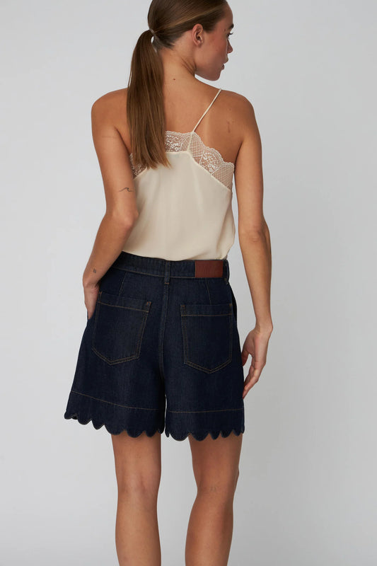 Blue Denim Shorts