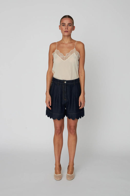 Blue Denim Shorts