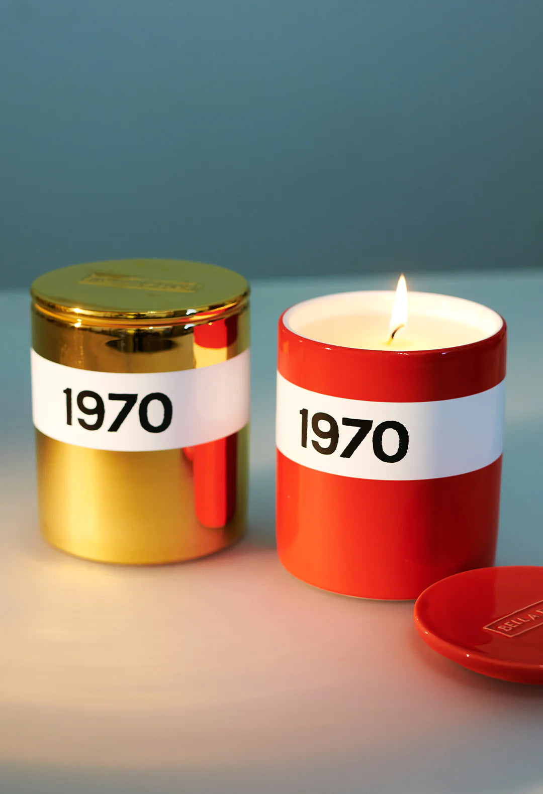 Ceramic 1970 Candle