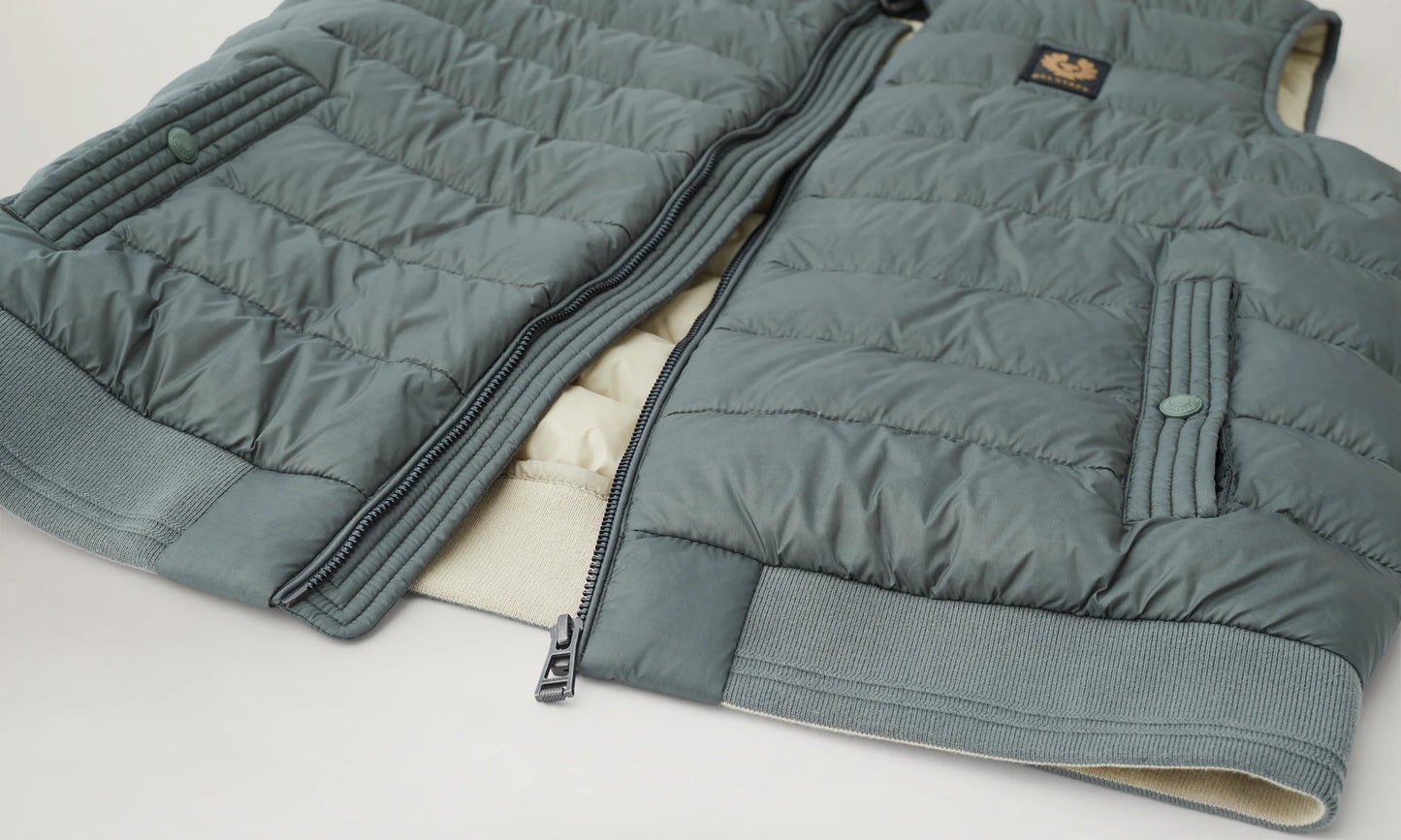Circuit Mineral Green Quilted Gilet