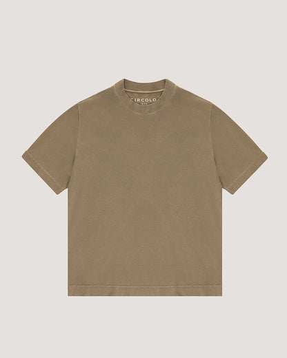 High Neck Jersey Tee