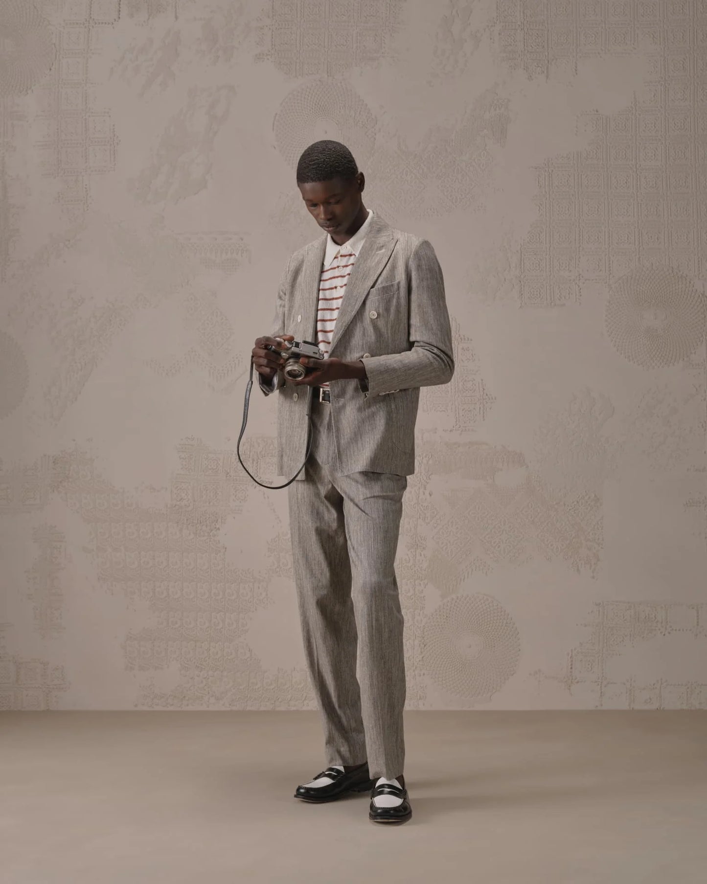 Scrub Melange Jersey Trouser