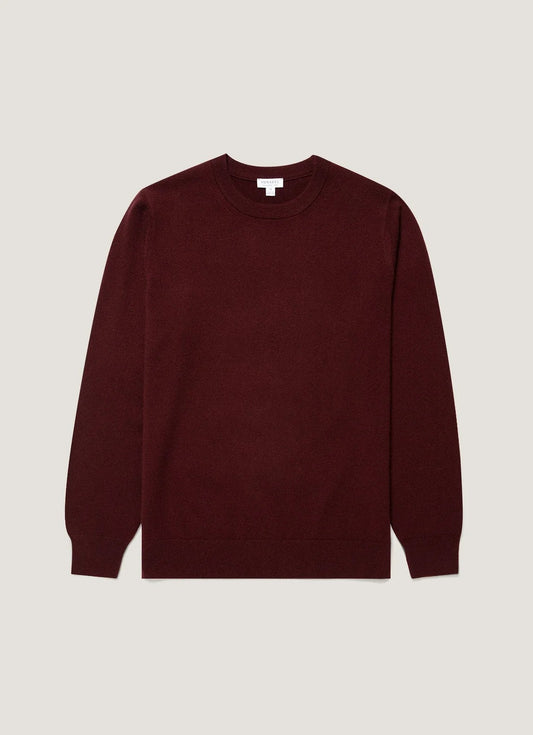 Cashmere Crew Neck Jumper - Bakelite