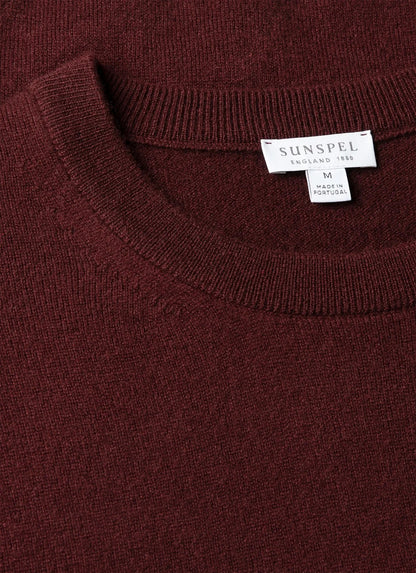 Cashmere Crew Neck Jumper - Bakelite