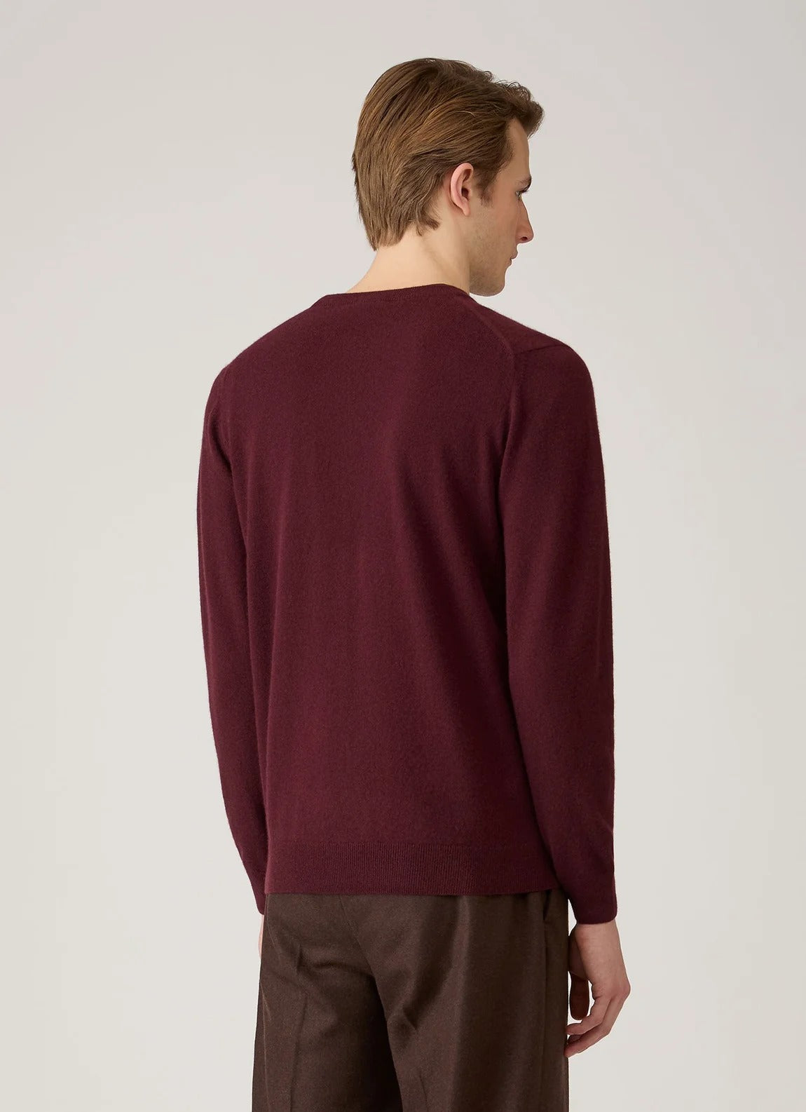Cashmere Crew Neck Jumper - Bakelite