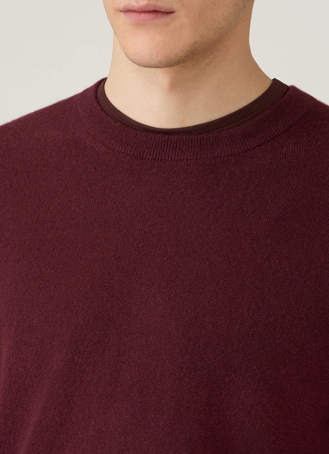 Cashmere Crew Neck Jumper - Bakelite