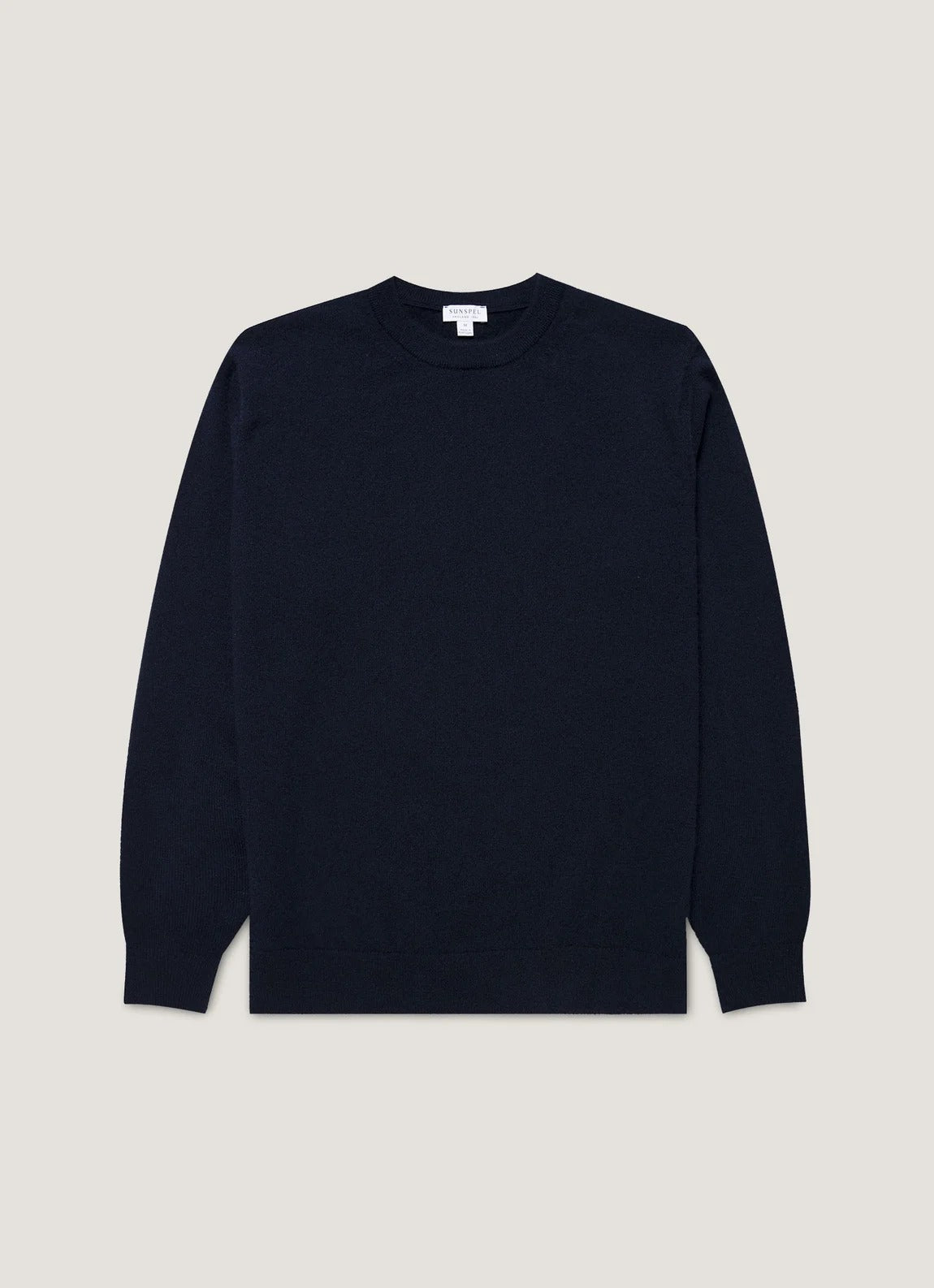 Cashmere Crew Neck Jumper - Navy