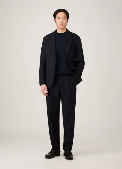 Cashmere Crew Neck Jumper - Navy
