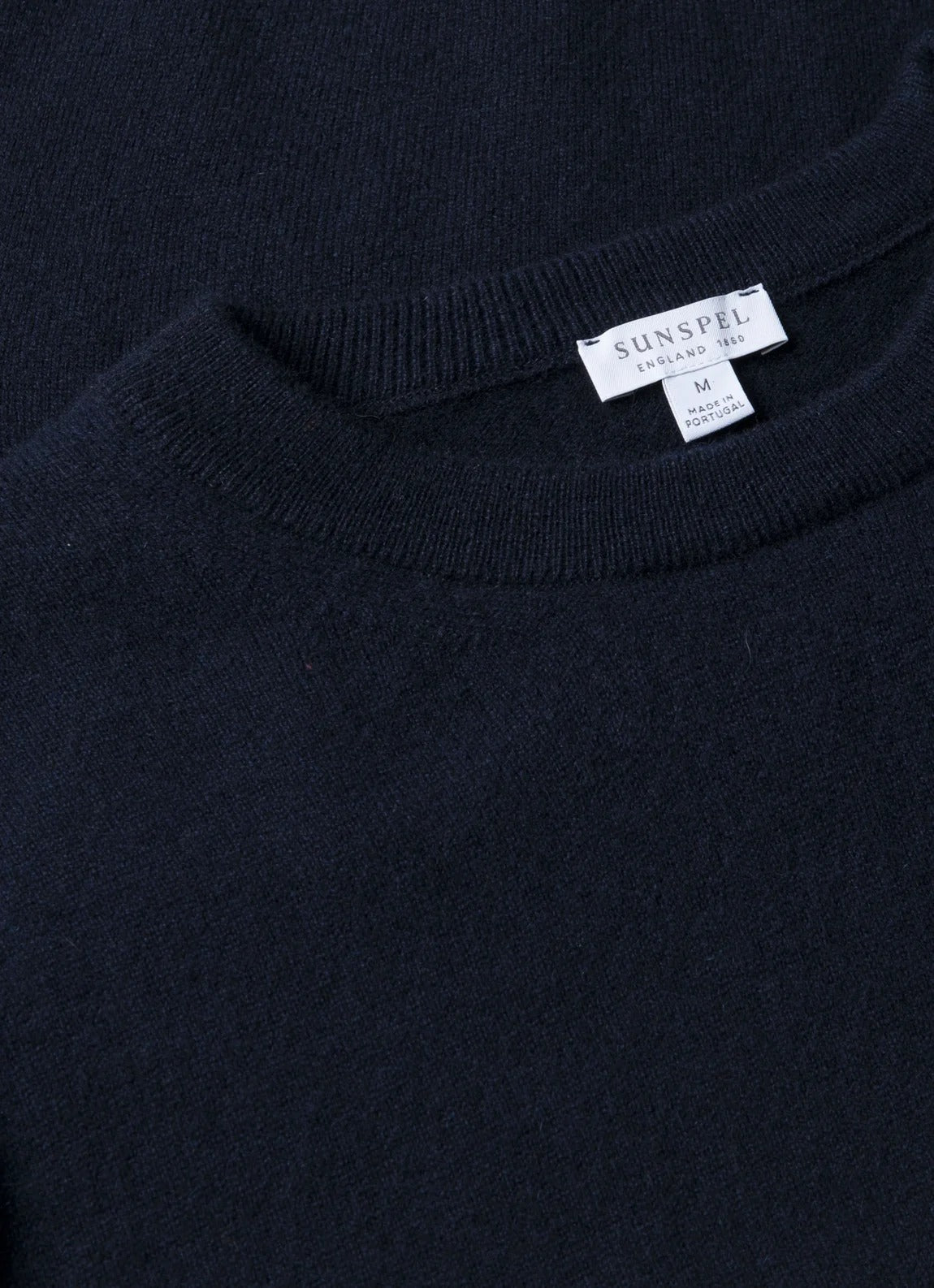 Cashmere Crew Neck Jumper - Navy