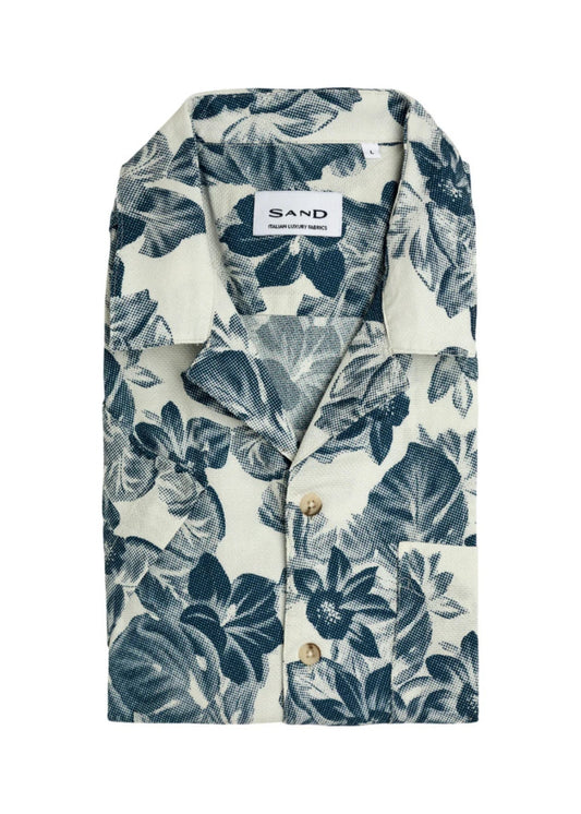Chad Pattern Shirt Navy