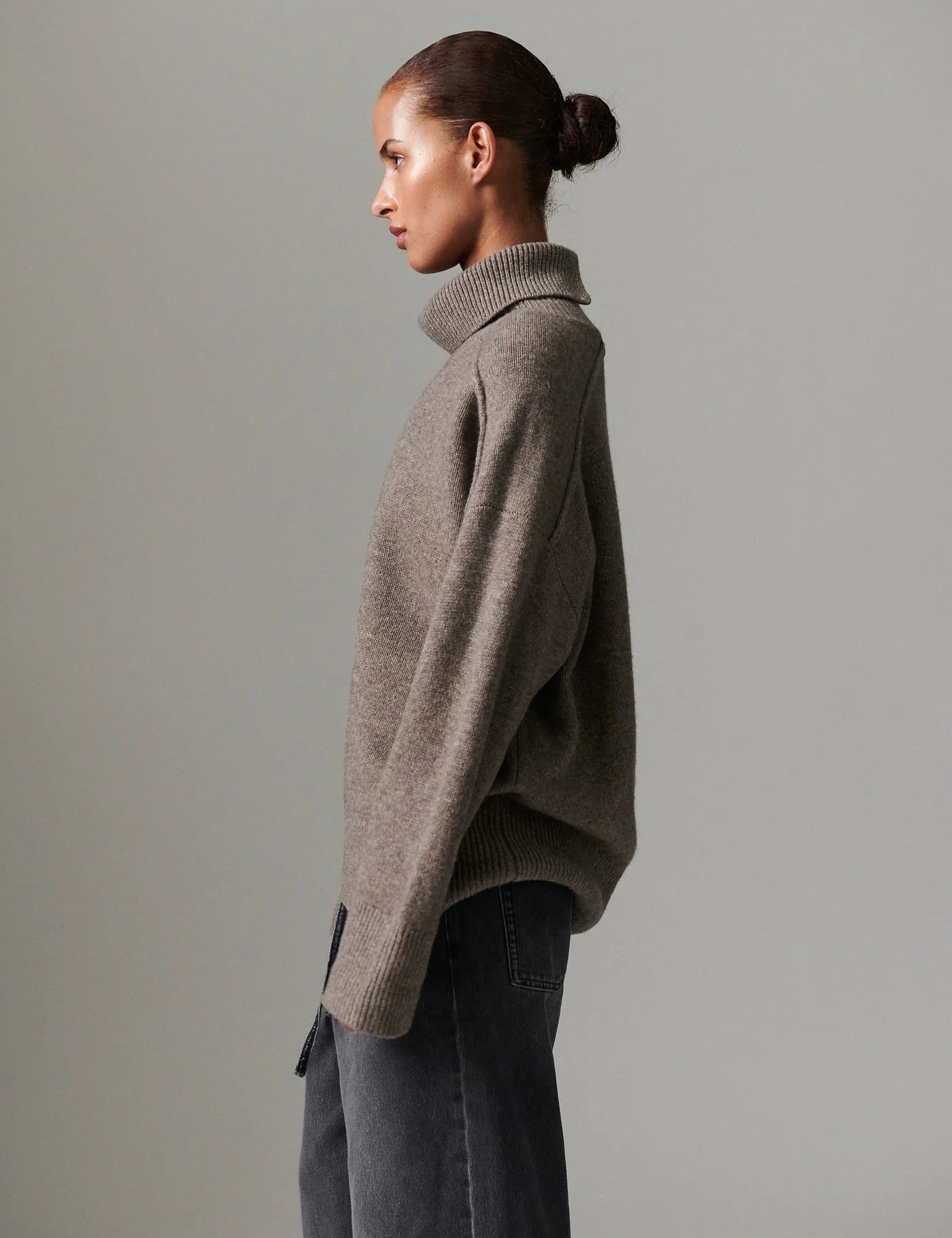 Clarke Soft Lamb Sweater - Choc Chip
