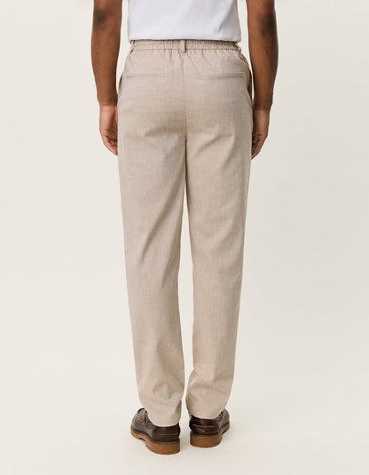 Como Tapered Slub Pants - Light Sand