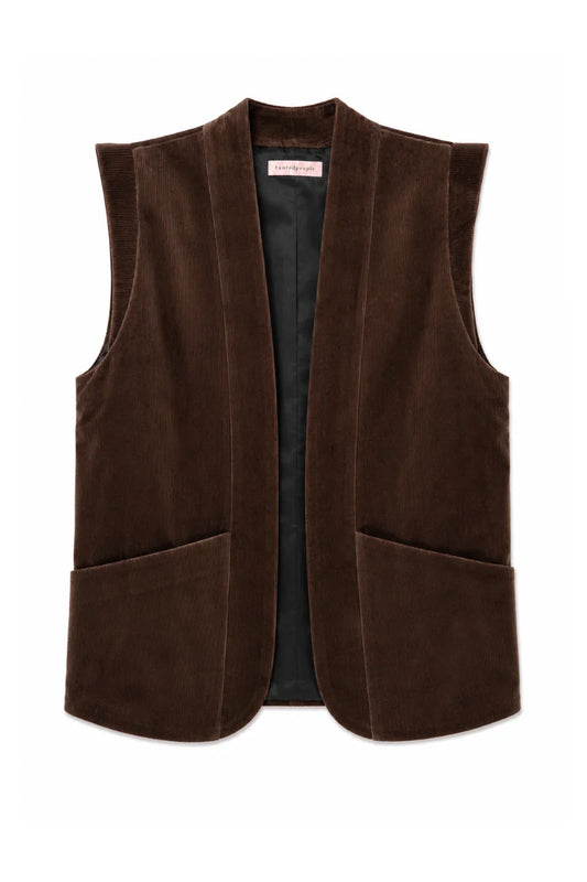 Corrie's Waistcoat - Brown