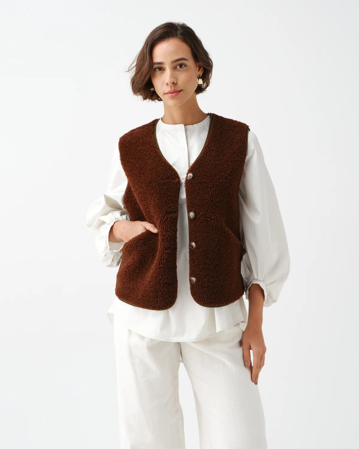 Country Gilet Walnut