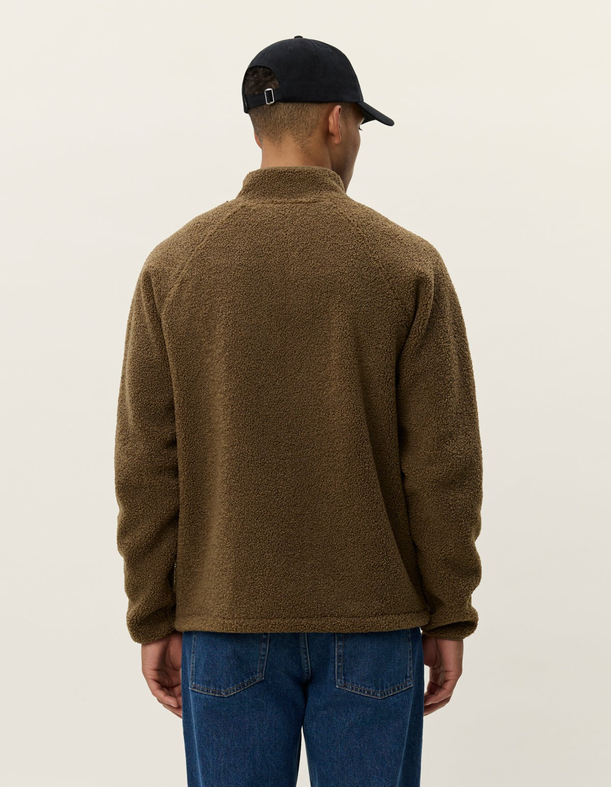 Creed Teddy Jacket in Teak Brown