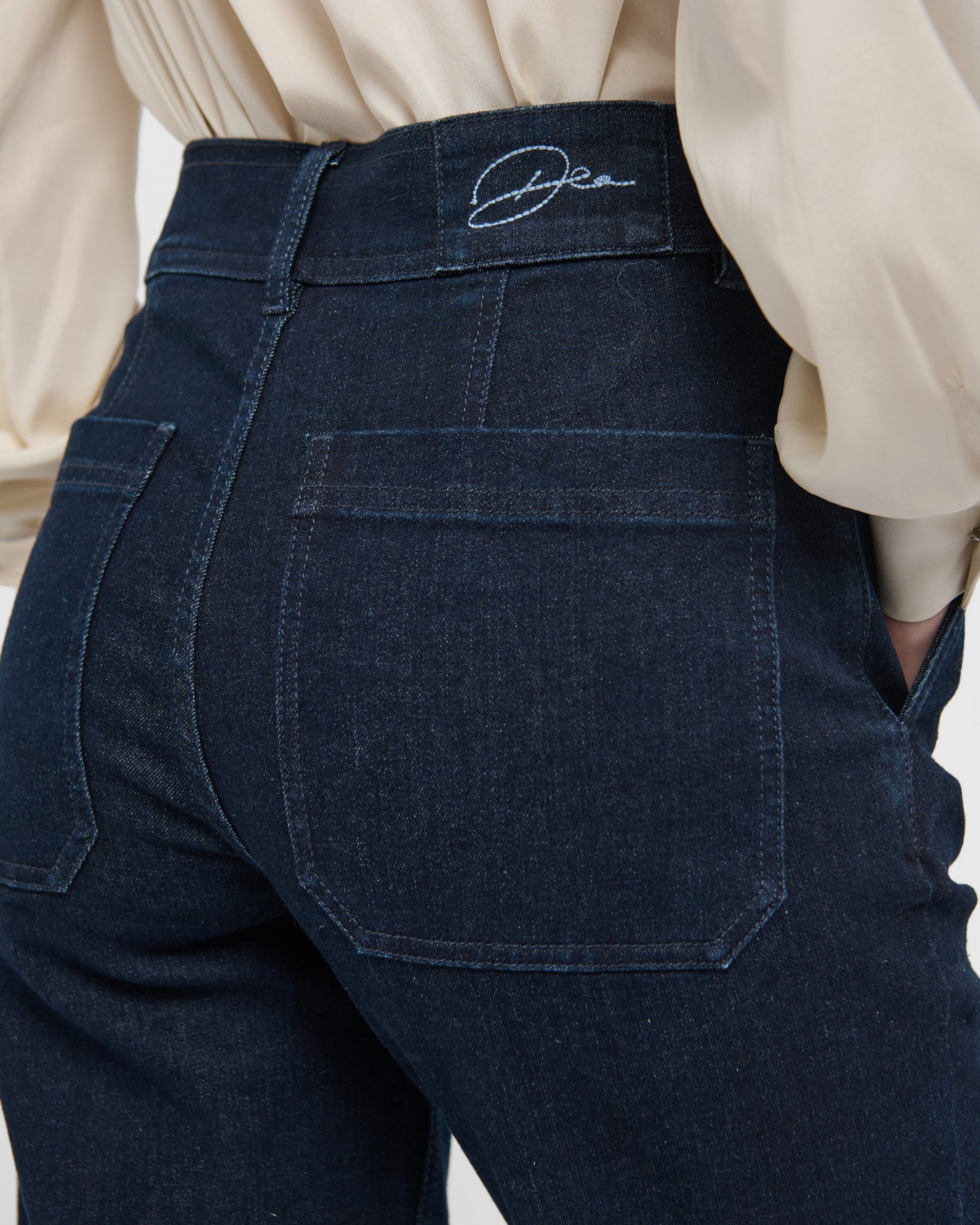Kallas Denim Trousers in Dark Blue