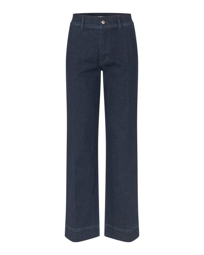Kallas Denim Trousers in Dark Blue