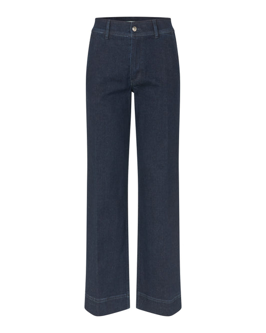 Kallas Denim Trousers in Dark Blue