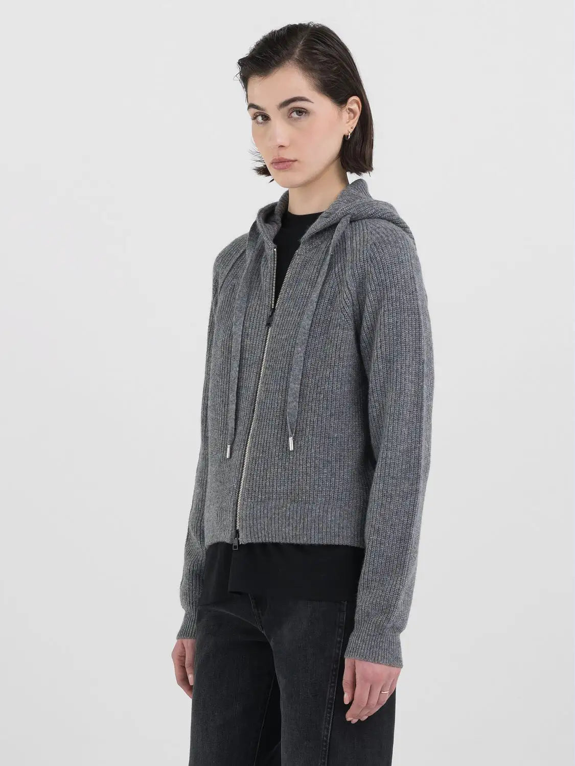 Cropped Hooded Sweater