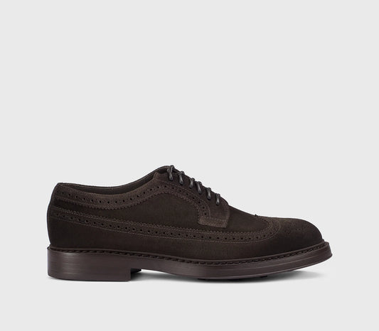 Suede Derby Lace Up Shoe
