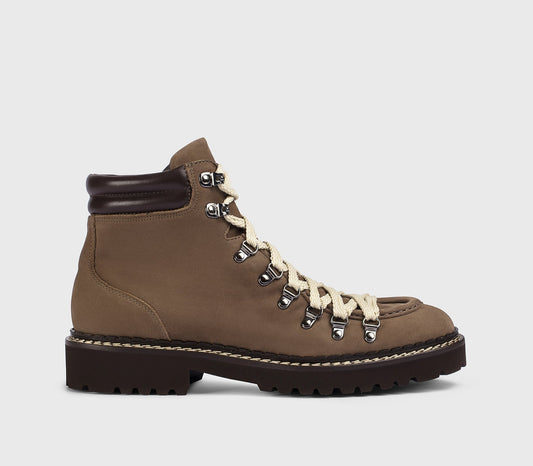Suede Lace Up Ankle Boot
