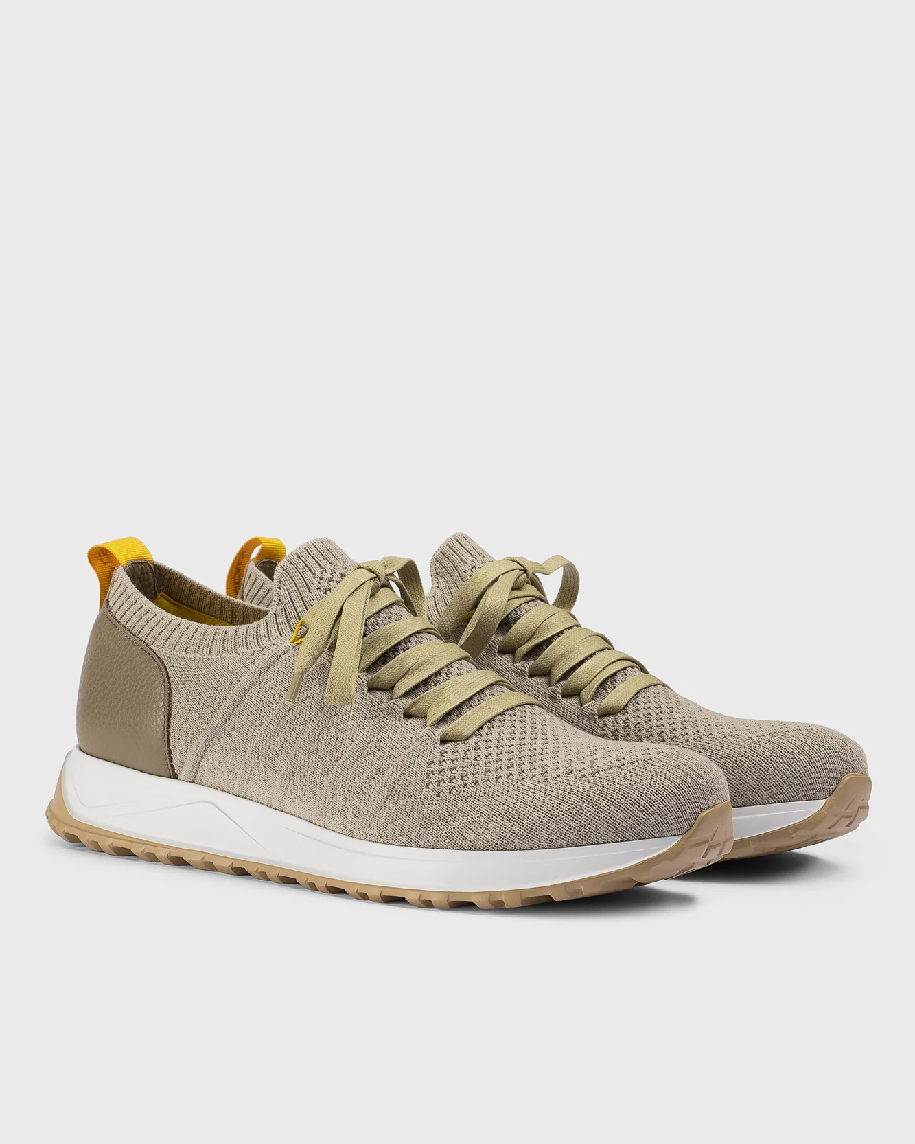 Taupe Knitted Sneaker