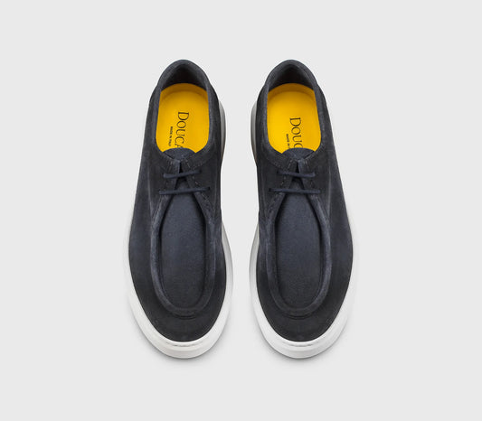 Paraboot Navy Suede Sneaker