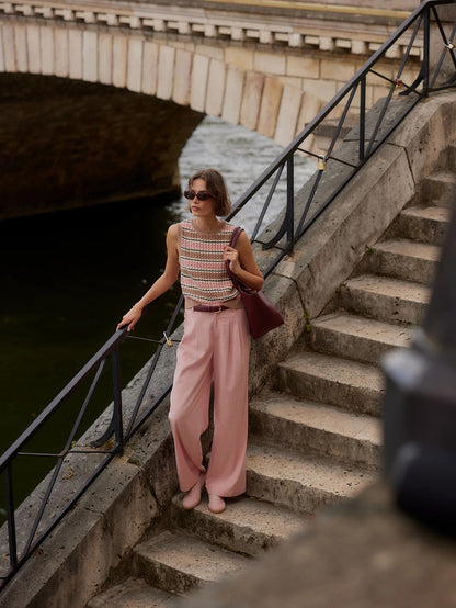 Deeley Stripe Stitch Tank Top