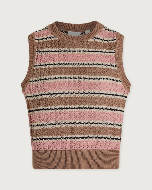 Deeley Stripe Stitch Tank Top