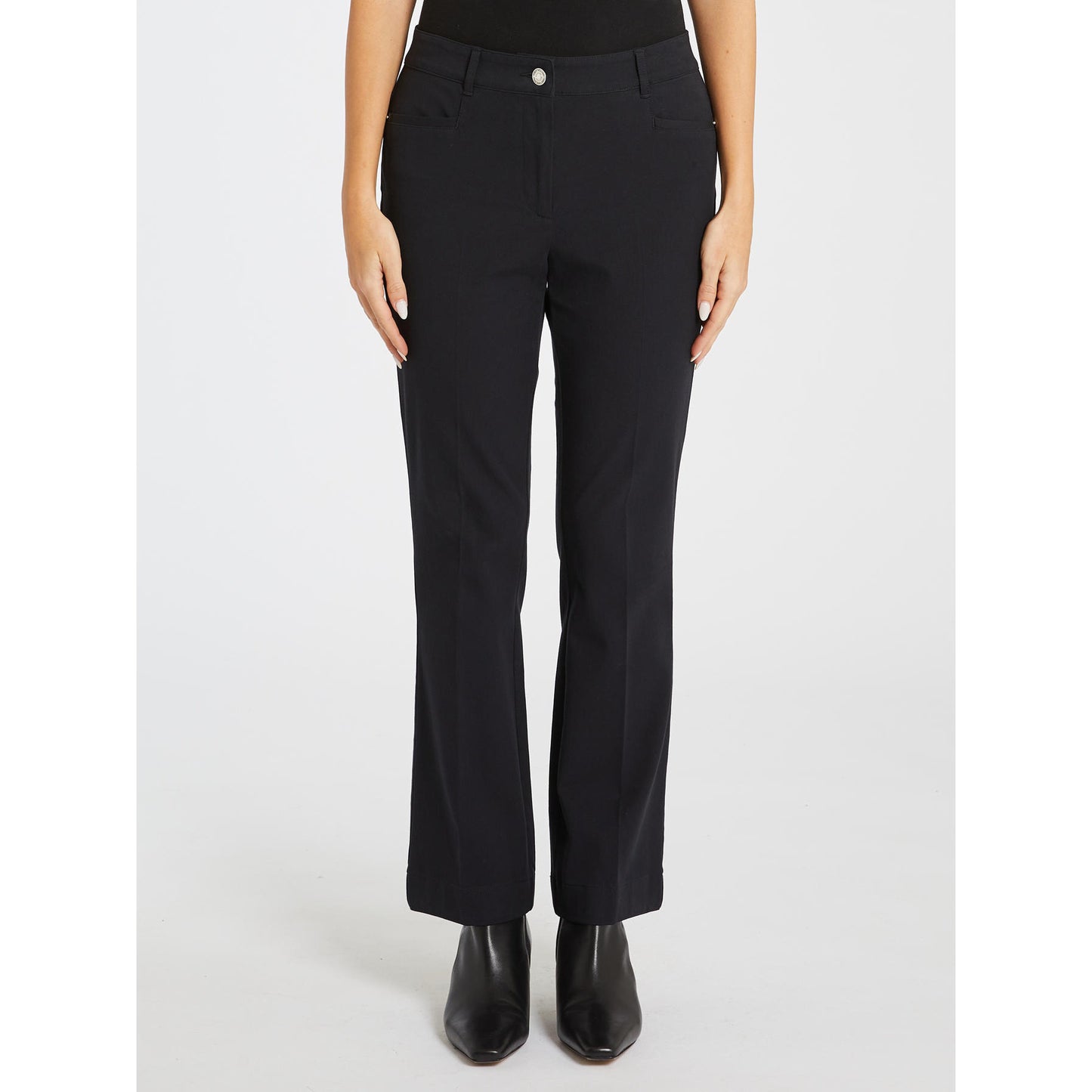 Mini-Flared Trouser Black