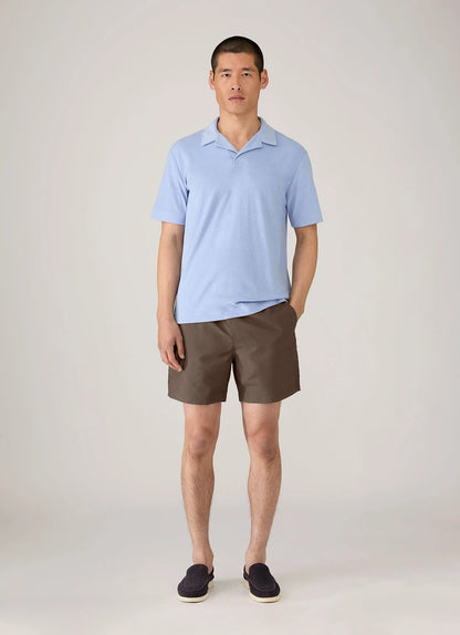 Drawstring Swim Shorts - Dark Walnut