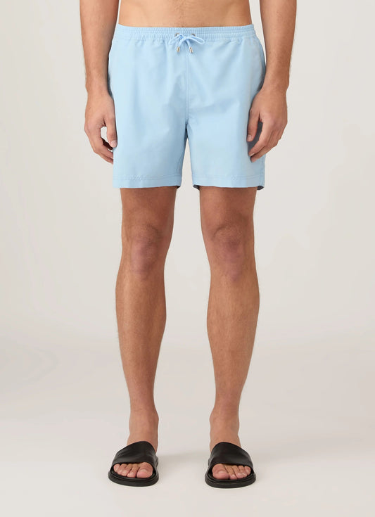 Drawstring Swim Shorts
 - Light Blue