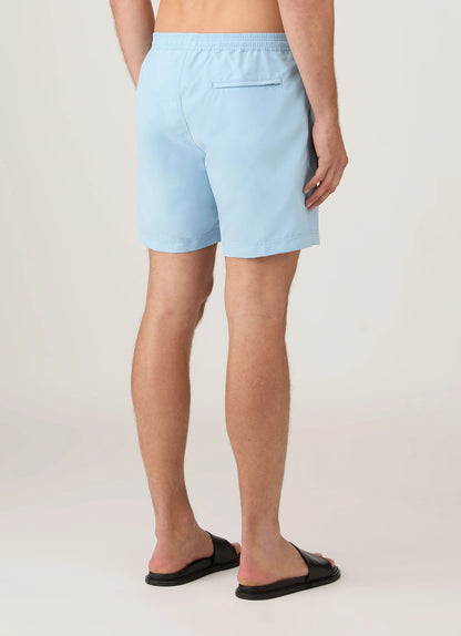 Drawstring Swim Shorts
 - Light Blue