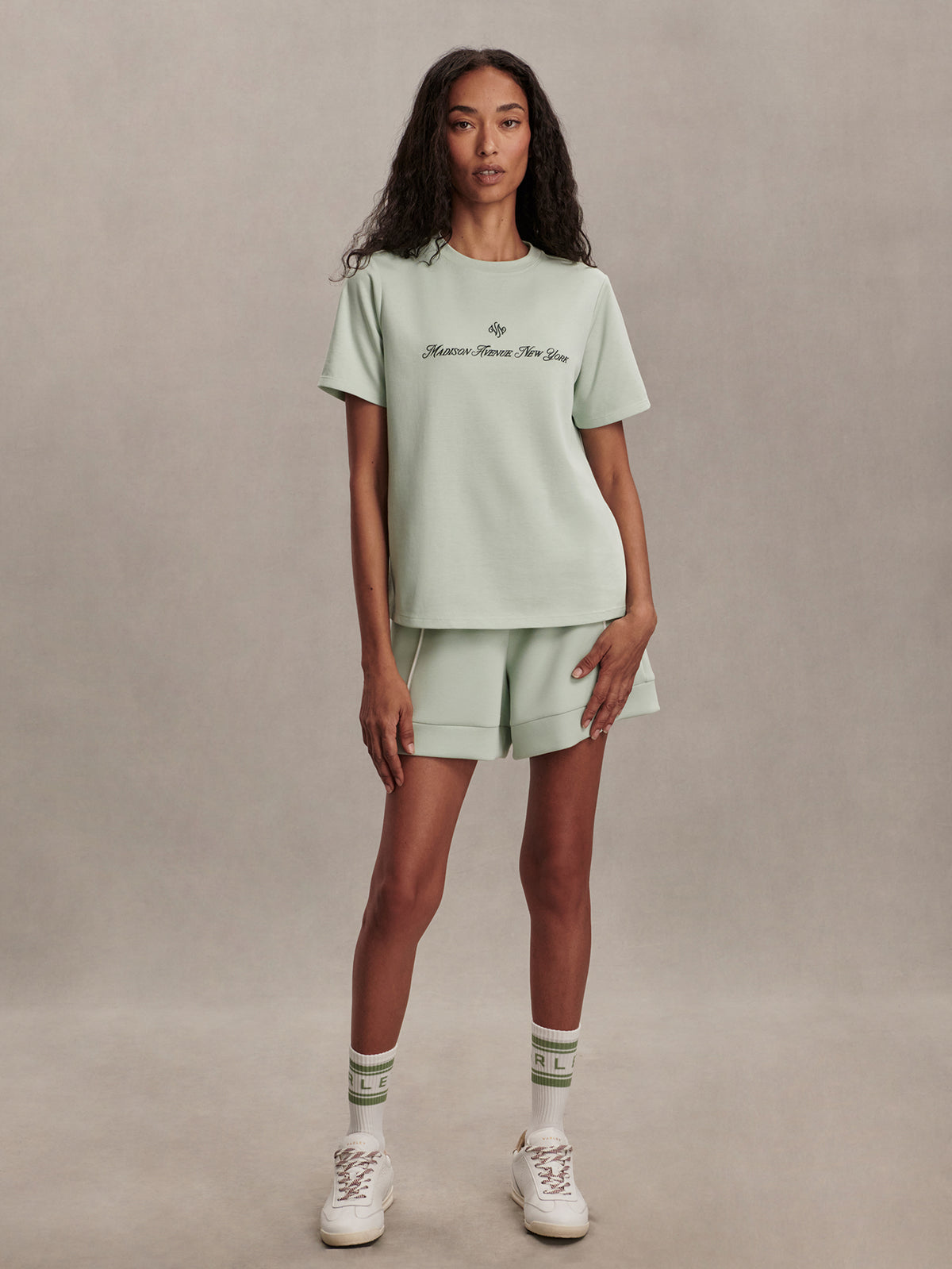 Eldon Graphic Tee - Aqua Foam