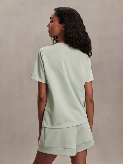 Eldon Graphic Tee - Aqua Foam
