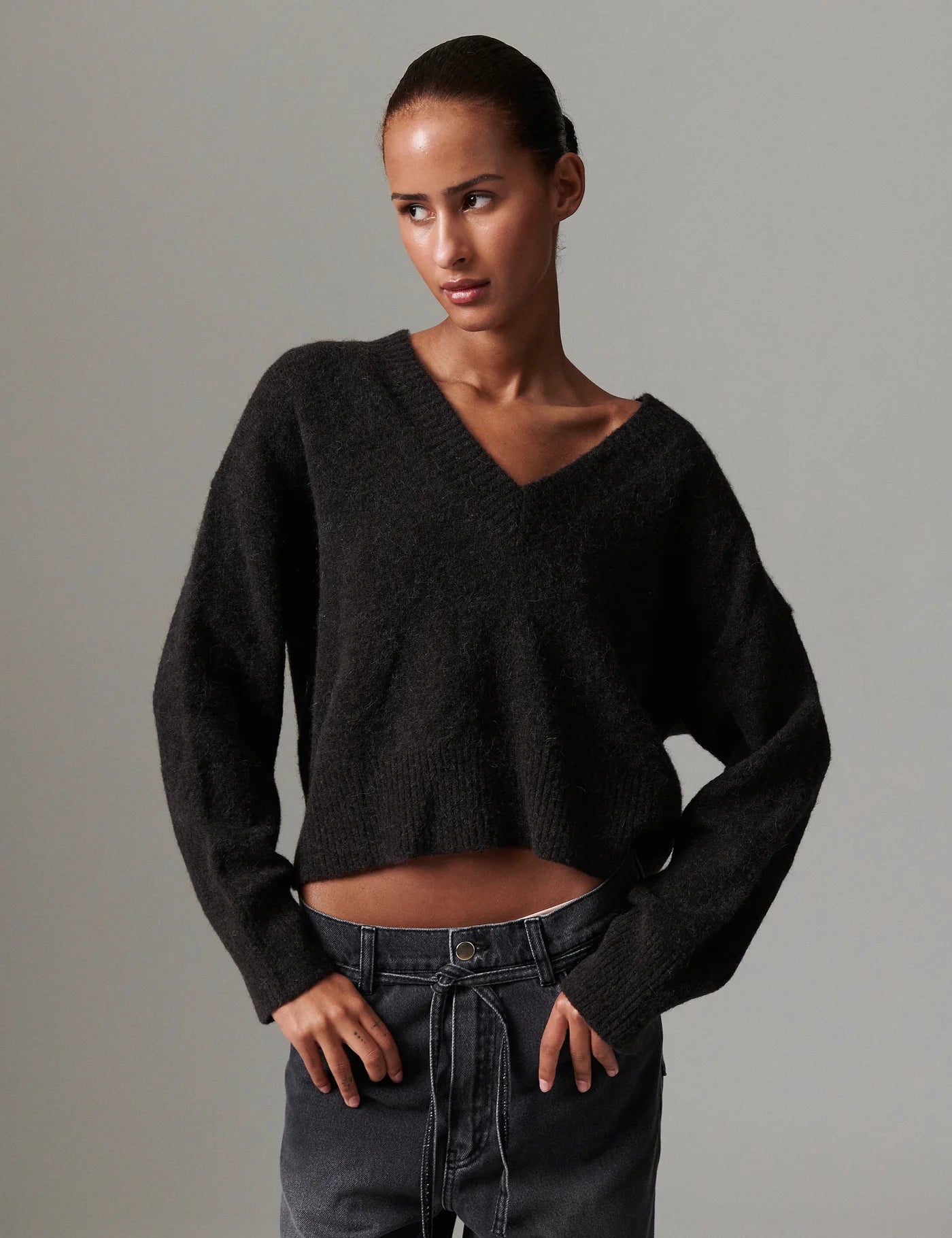 Elezi Cozy Days Sweater - Espresso