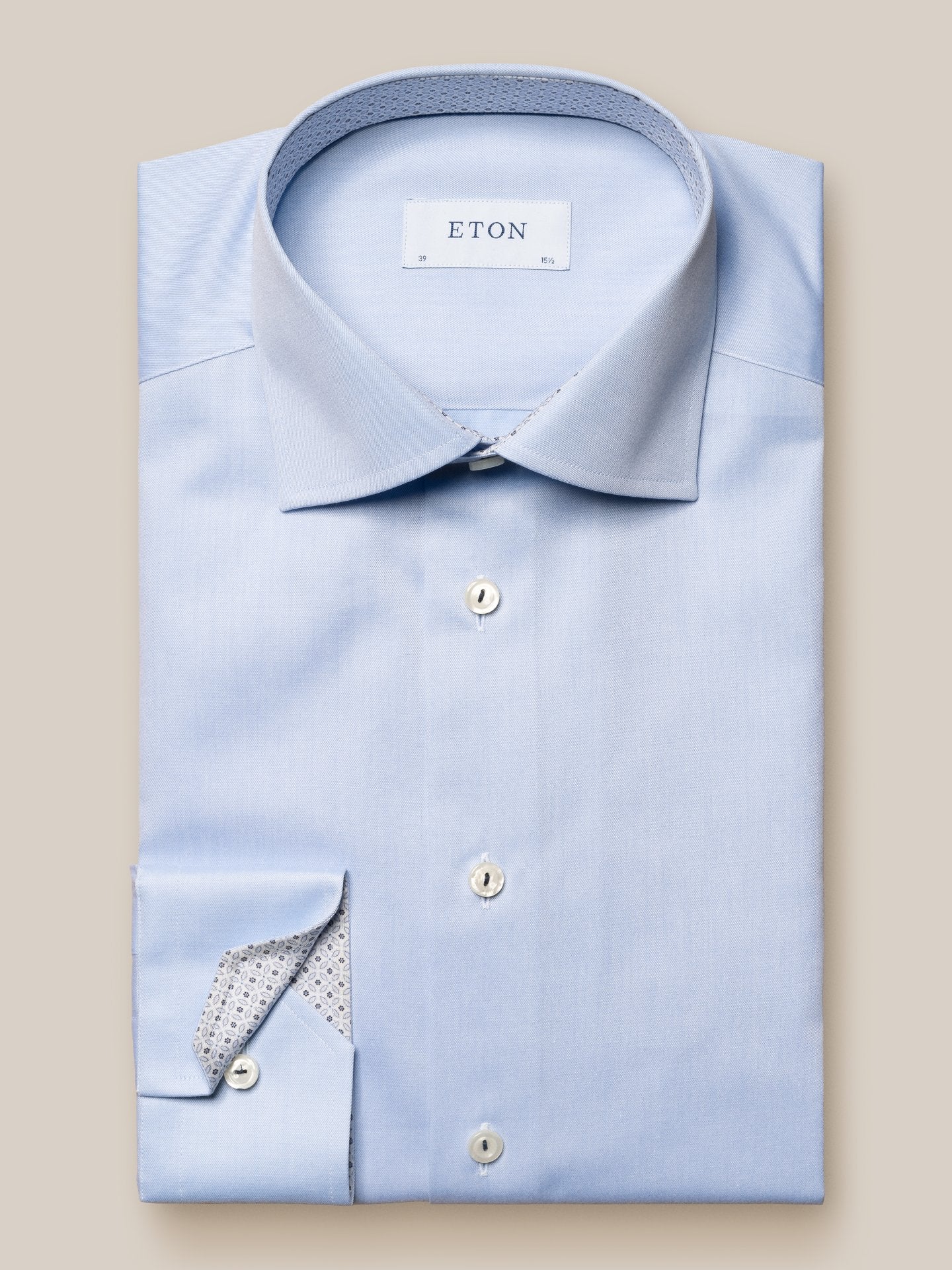 Light Blue Signature Twill Shirt