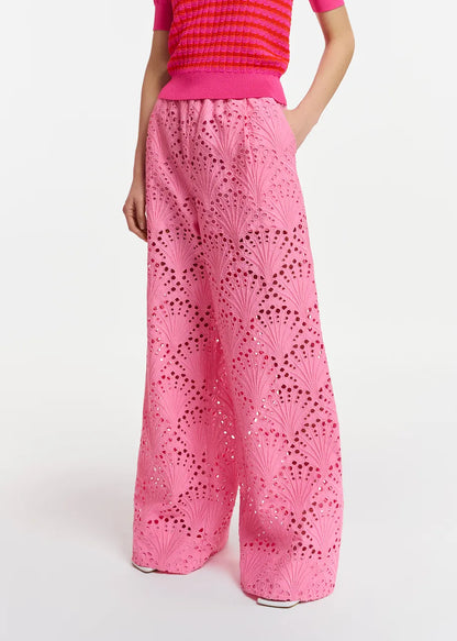 Fab Broderie Anglais Cotton Pants