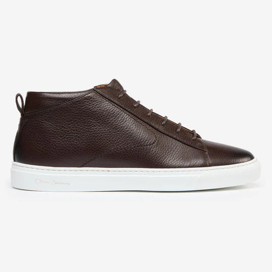 Fermo Leather Trainer Brown