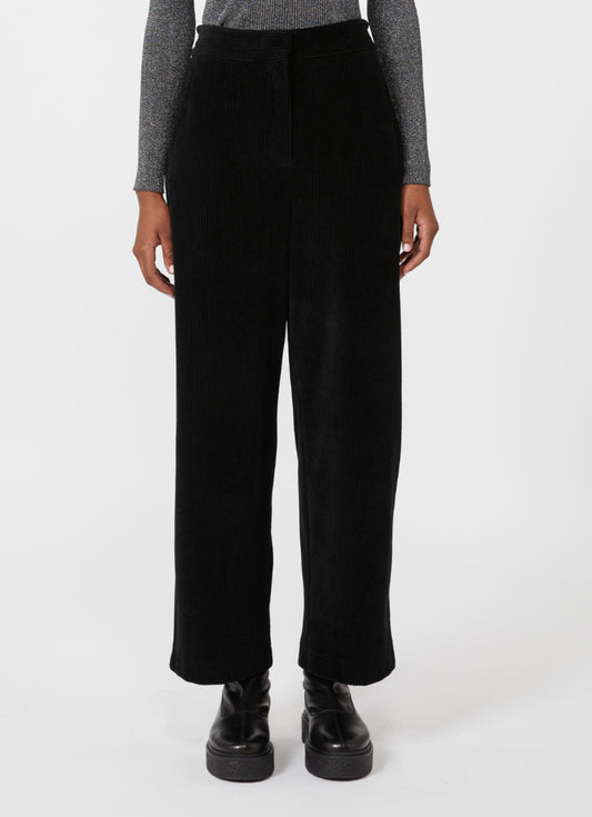Black Cord Trousers