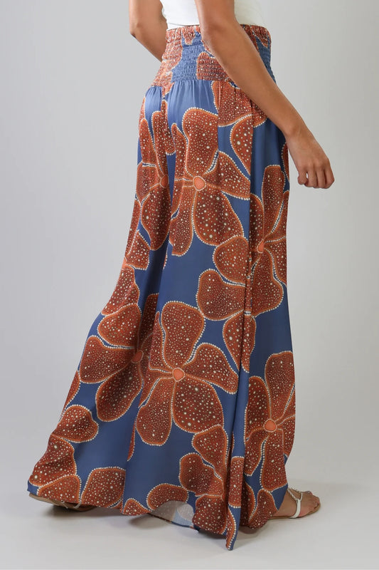 Aurora Wide Leg Trouser - Full Bloom