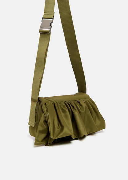 Garrison Ruffle Shoulder Bag