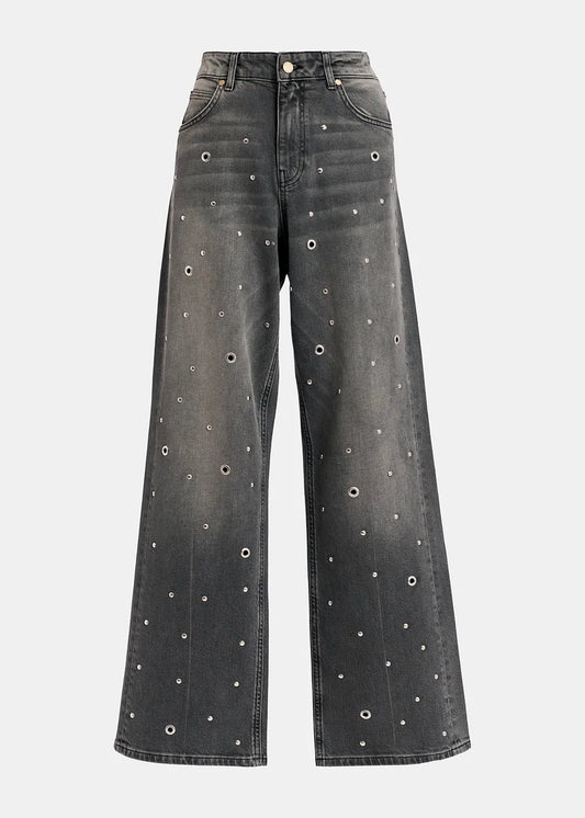 Garment Eyelet Jeans